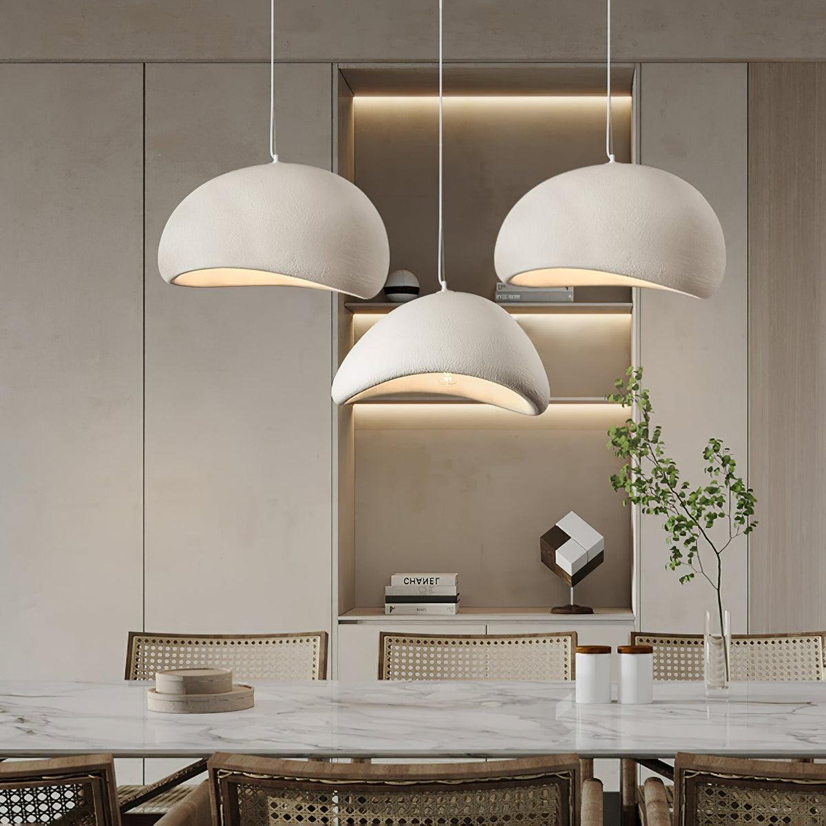 Lampadario moderno minimalista a cupola con LED a 1 luce