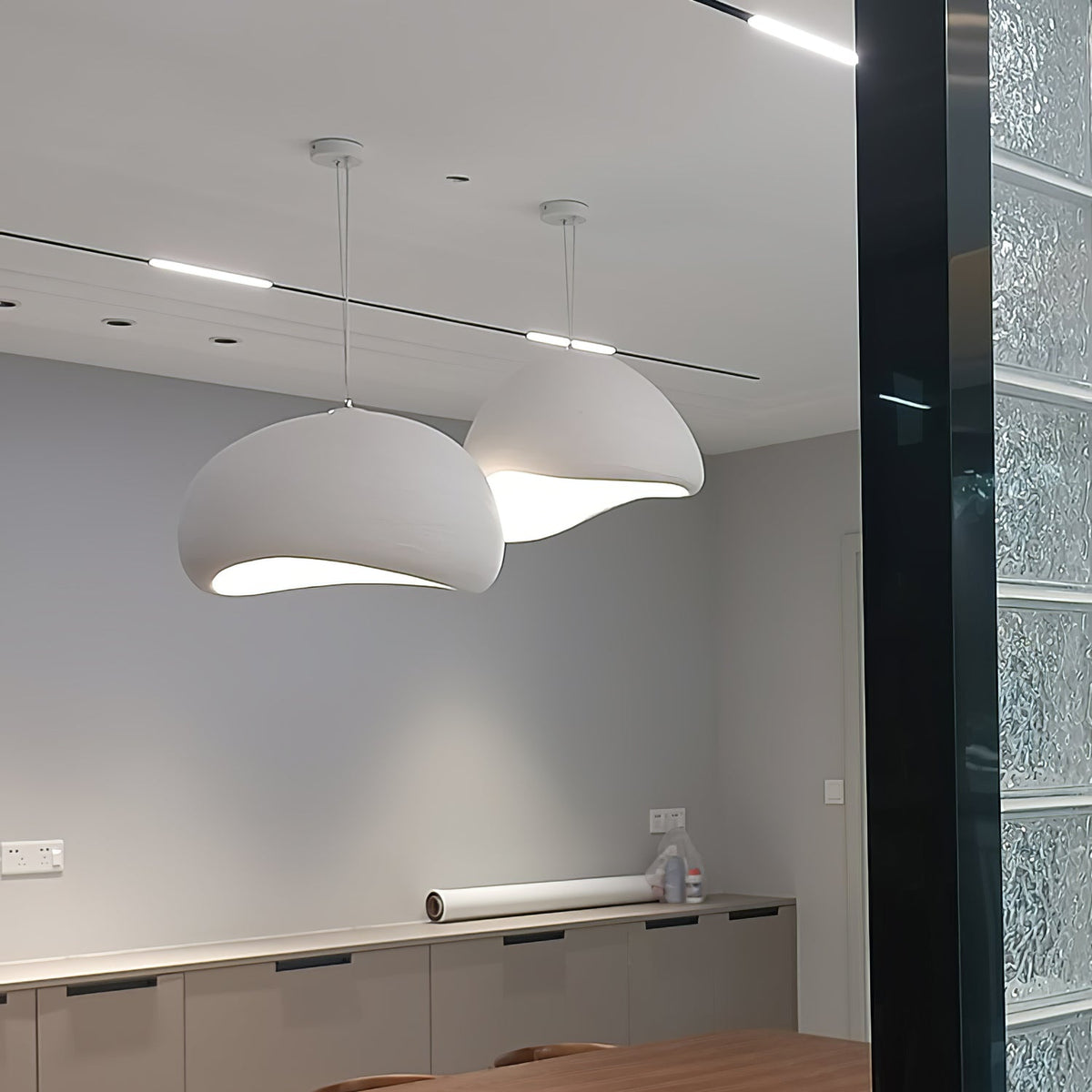 Lampadario moderno minimalista a cupola con LED a 1 luce