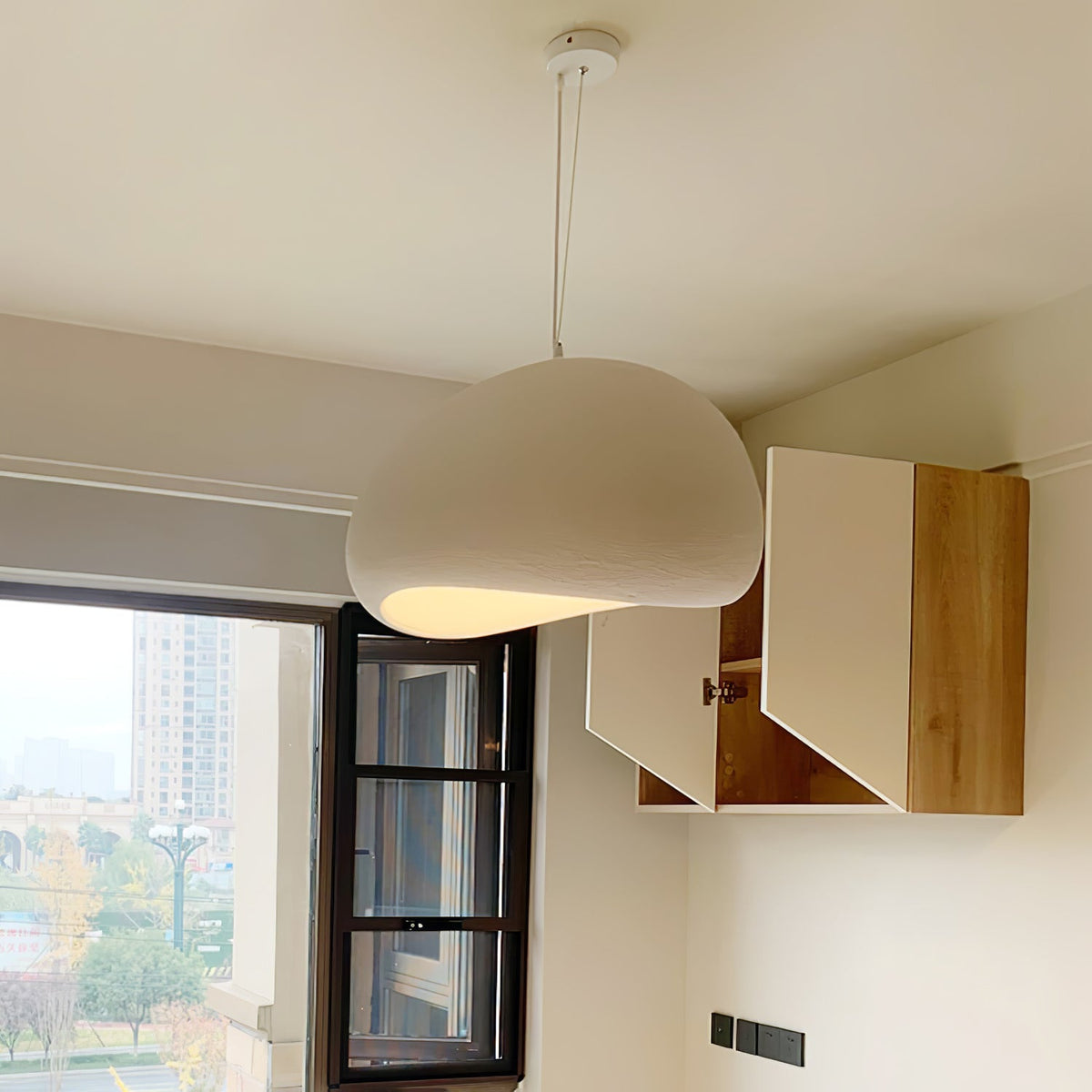 Lampadario moderno minimalista a cupola con LED a 1 luce