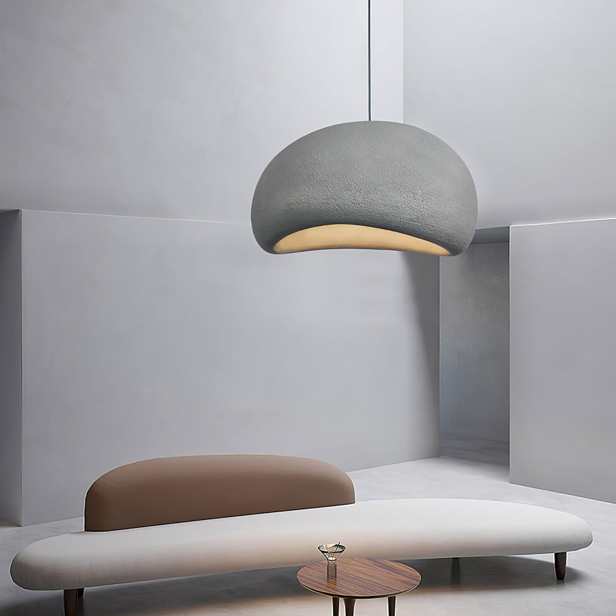 Lampadario moderno minimalista a cupola con LED a 1 luce