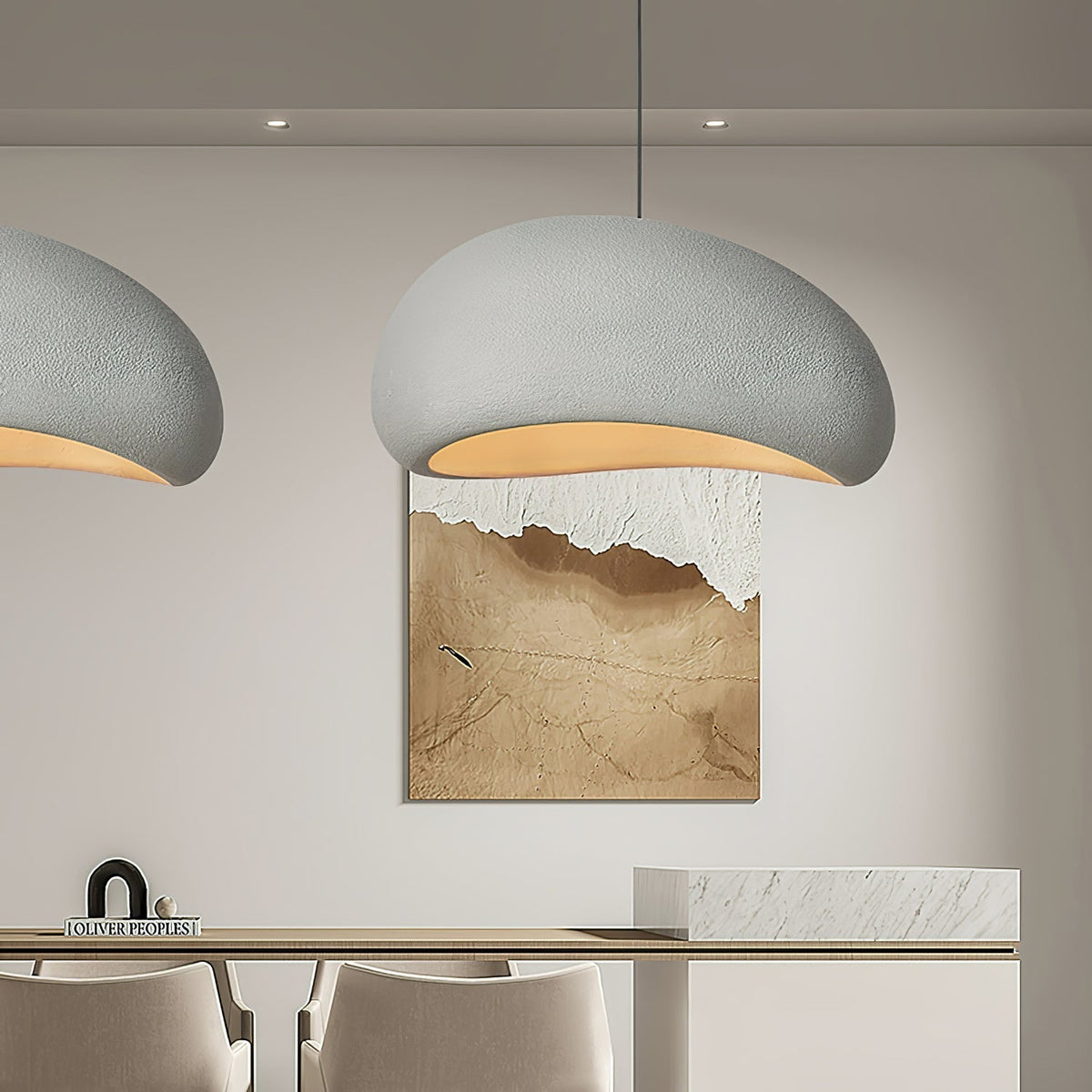 Lampadario moderno minimalista a cupola con LED a 1 luce