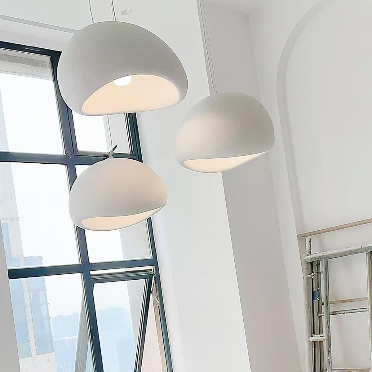 Lampadario moderno minimalista a cupola con LED a 1 luce