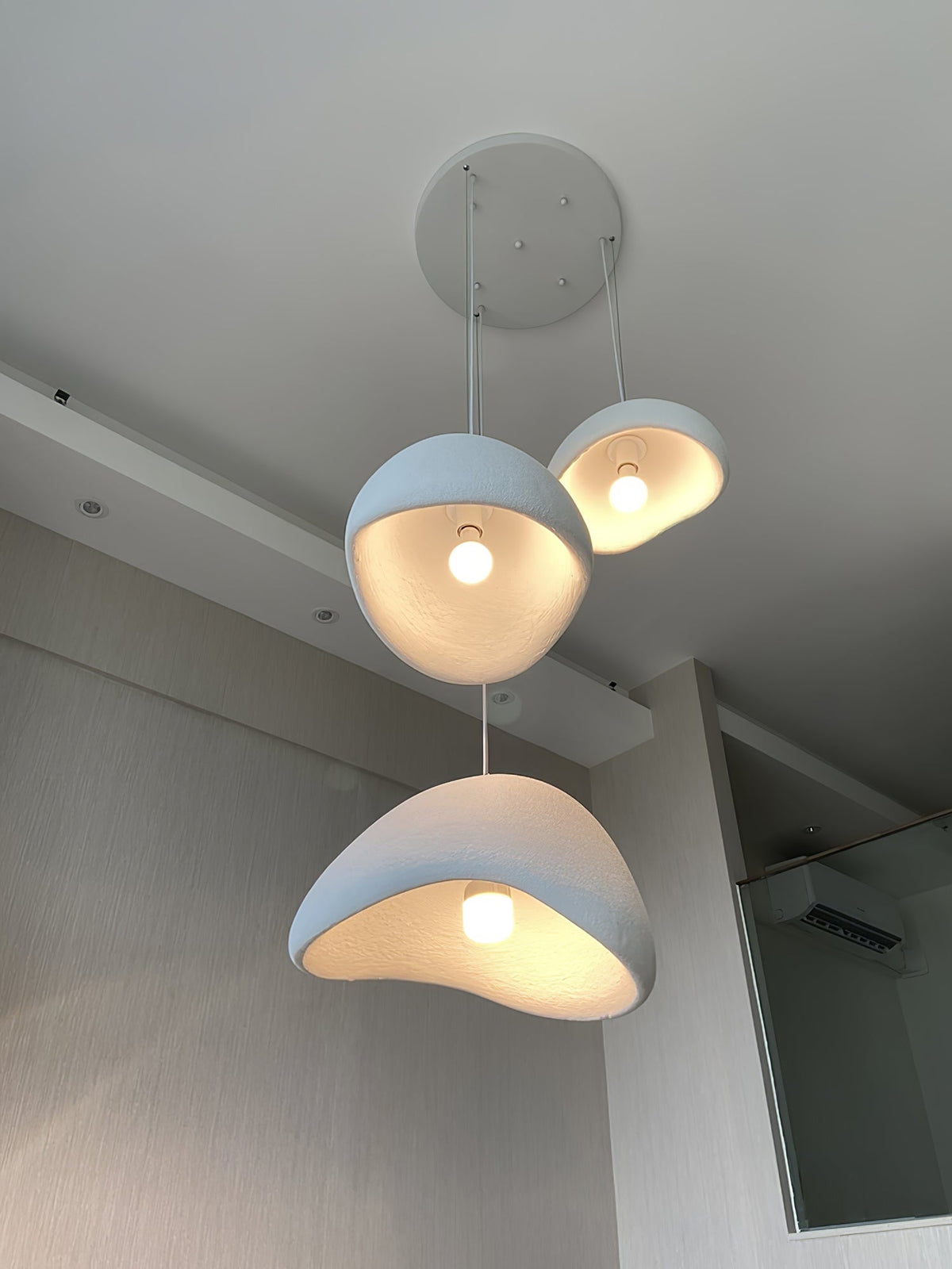 Lampadario moderno minimalista a cupola con LED a 1 luce