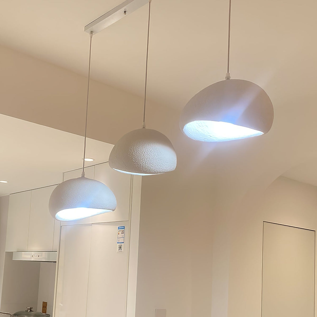 Lampadario moderno minimalista a cupola con LED a 1 luce