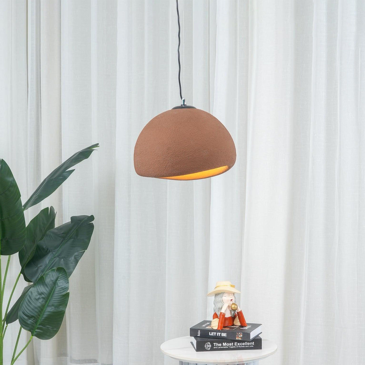 Lampadario moderno minimalista a cupola con LED a 1 luce