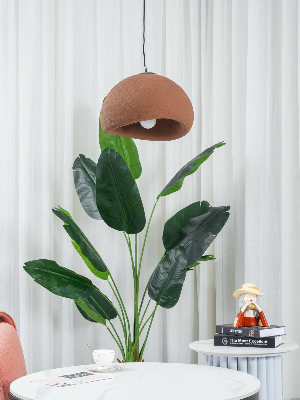 Lampadario moderno minimalista a cupola con LED a 1 luce