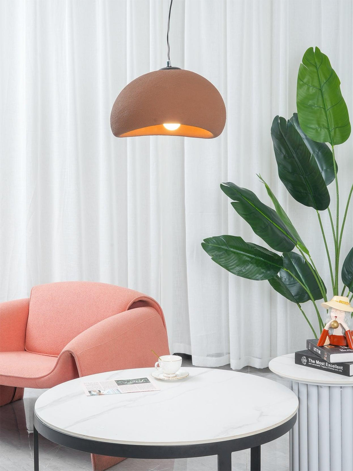 Lampadario moderno minimalista a cupola con LED a 1 luce