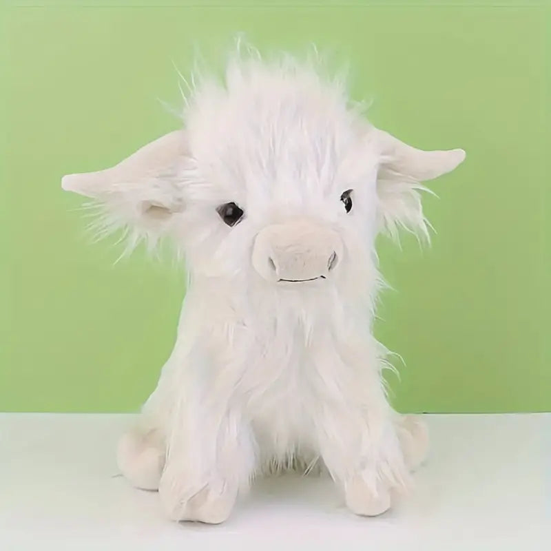 Highland-Rinder Plüschtier | Weiches Stofftier 25 cm