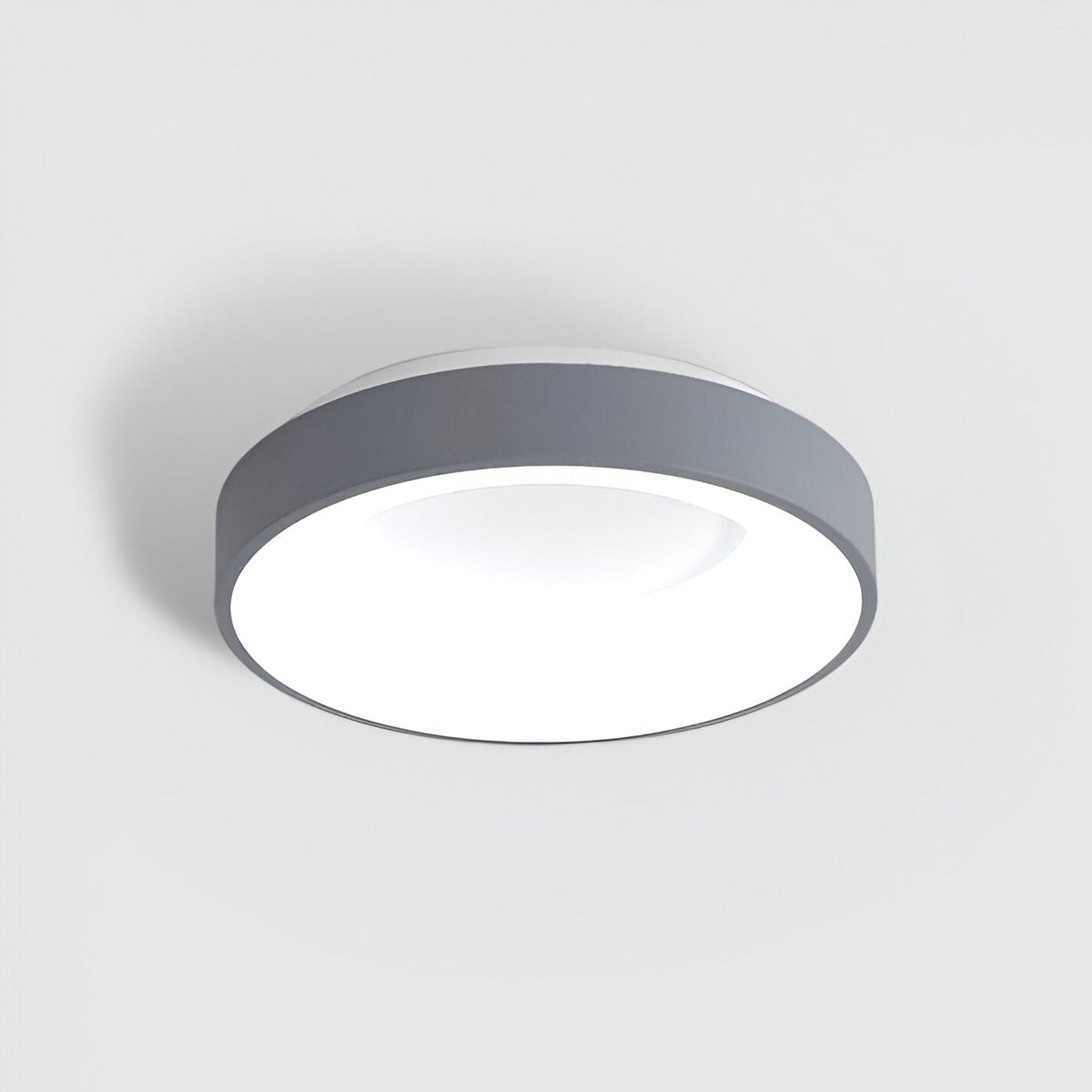 Nordische moderne runde LED-Deckenleuchte 1-flammig