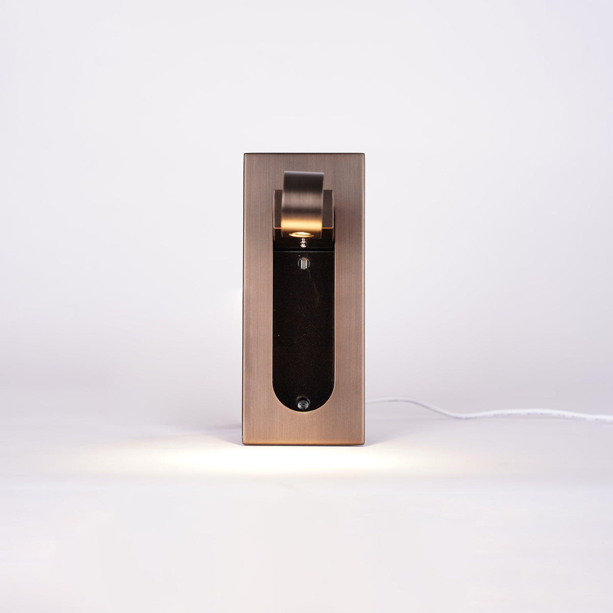 Aplique de pared LED rectangular empotrado ajustable moderno 1 luz