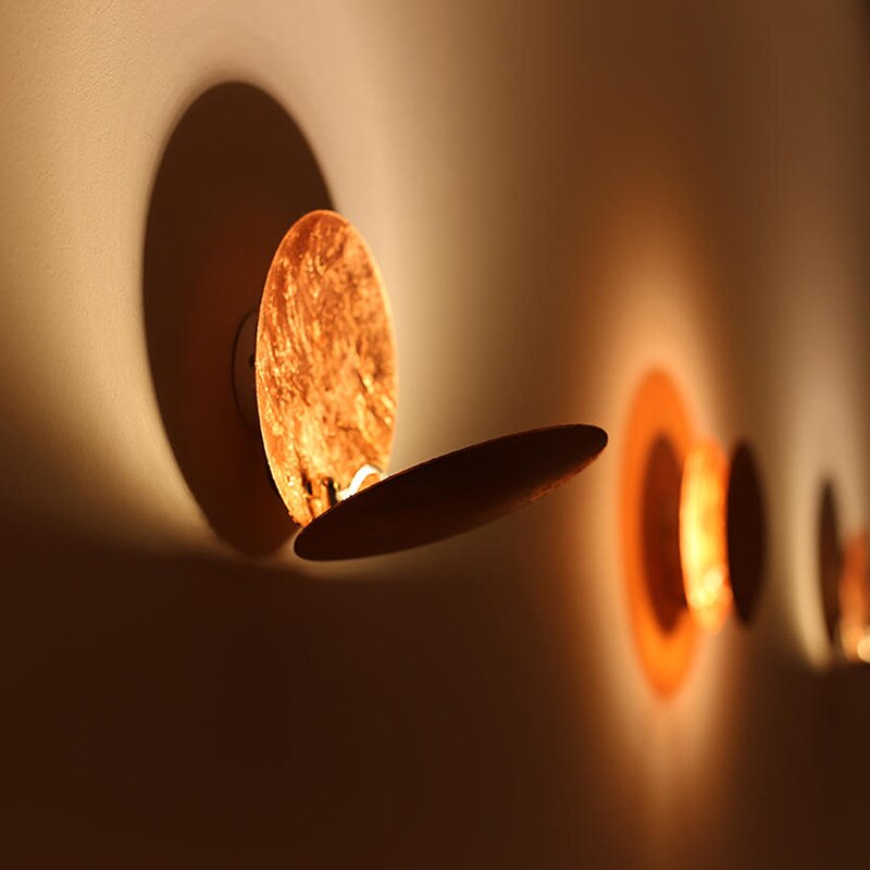 Lampada da parete LED moderna rotonda 1 luce