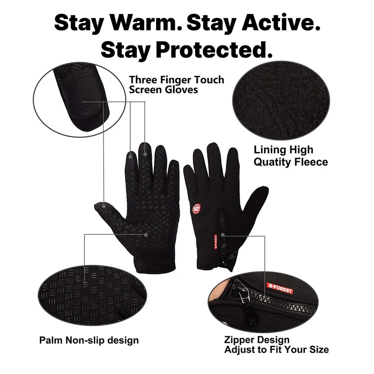 Guantes térmicos eléctricos de invierno, impermeables y cortaviento