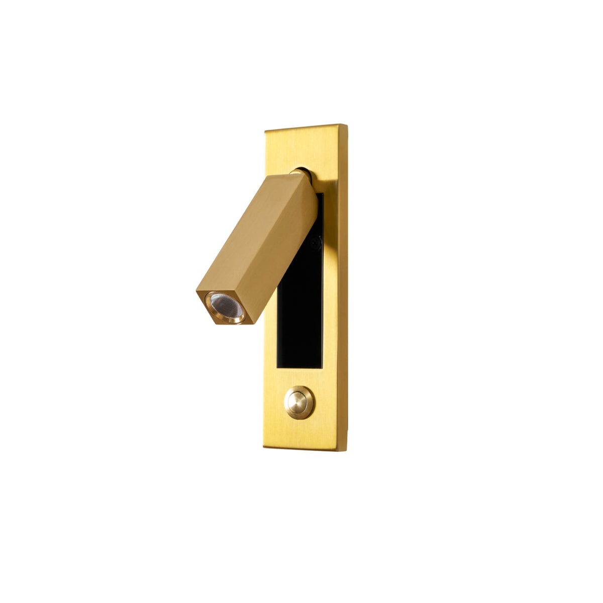 Aplique de pared moderno minimalista empotrado de aluminio con LED 1 luz