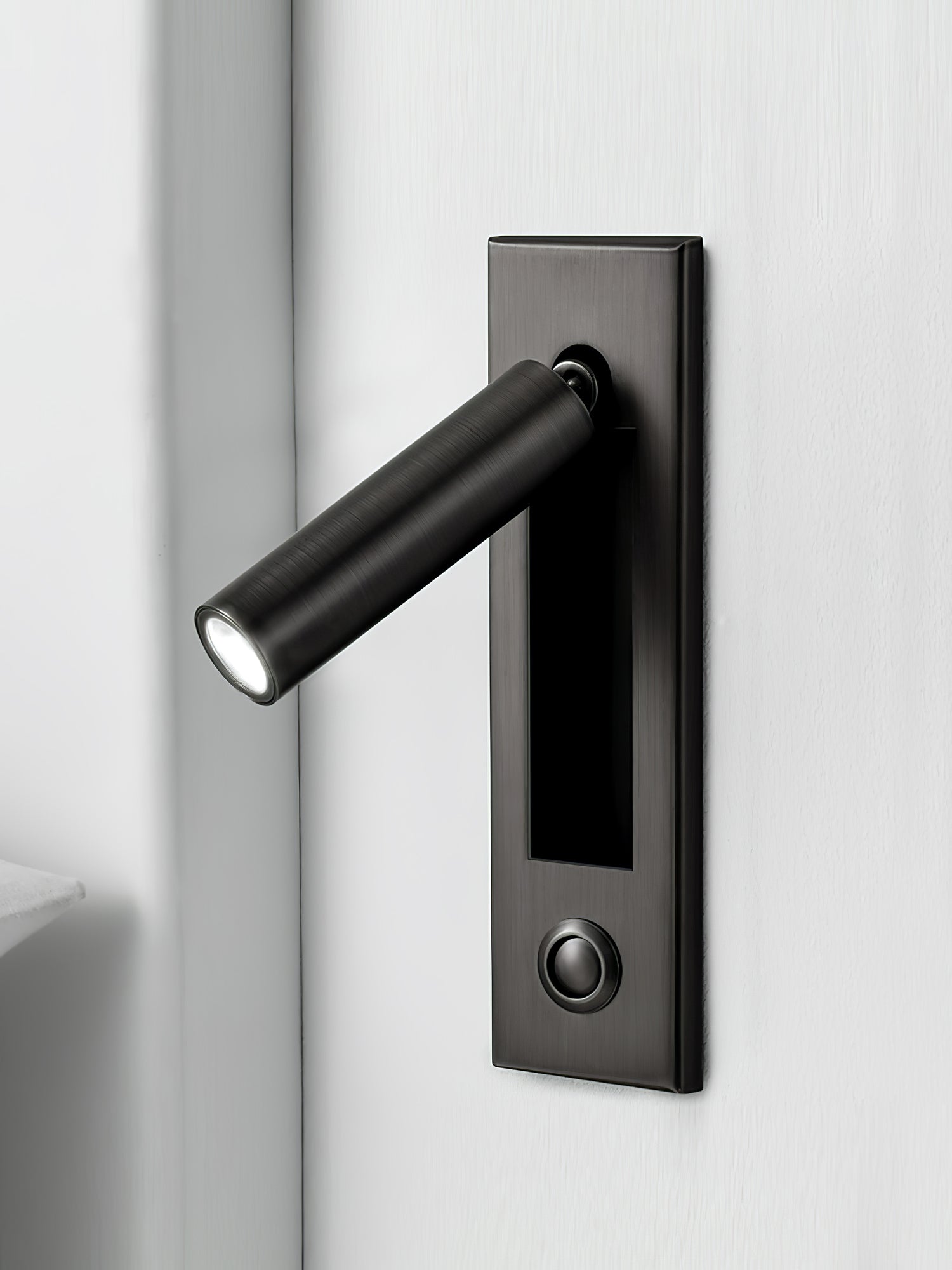 Modern Minimalist Embedded Aluminum LED Wall Sconce 1-Light