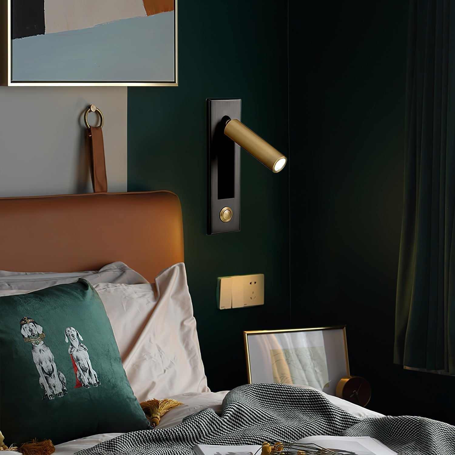 Modern Minimalist Embedded Aluminum LED Wall Sconce 1-Light