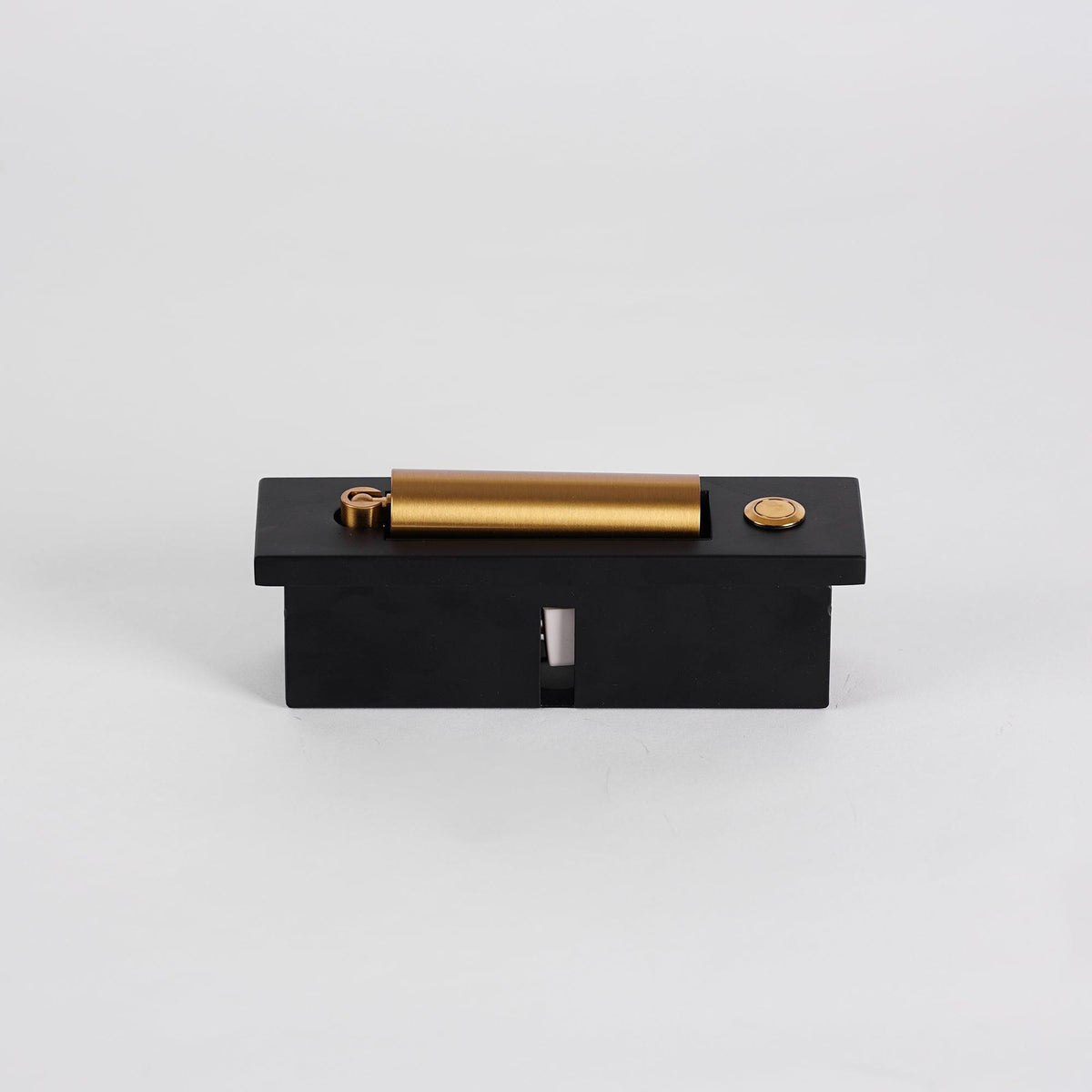 Aplique de pared moderno minimalista empotrado de aluminio con LED 1 luz