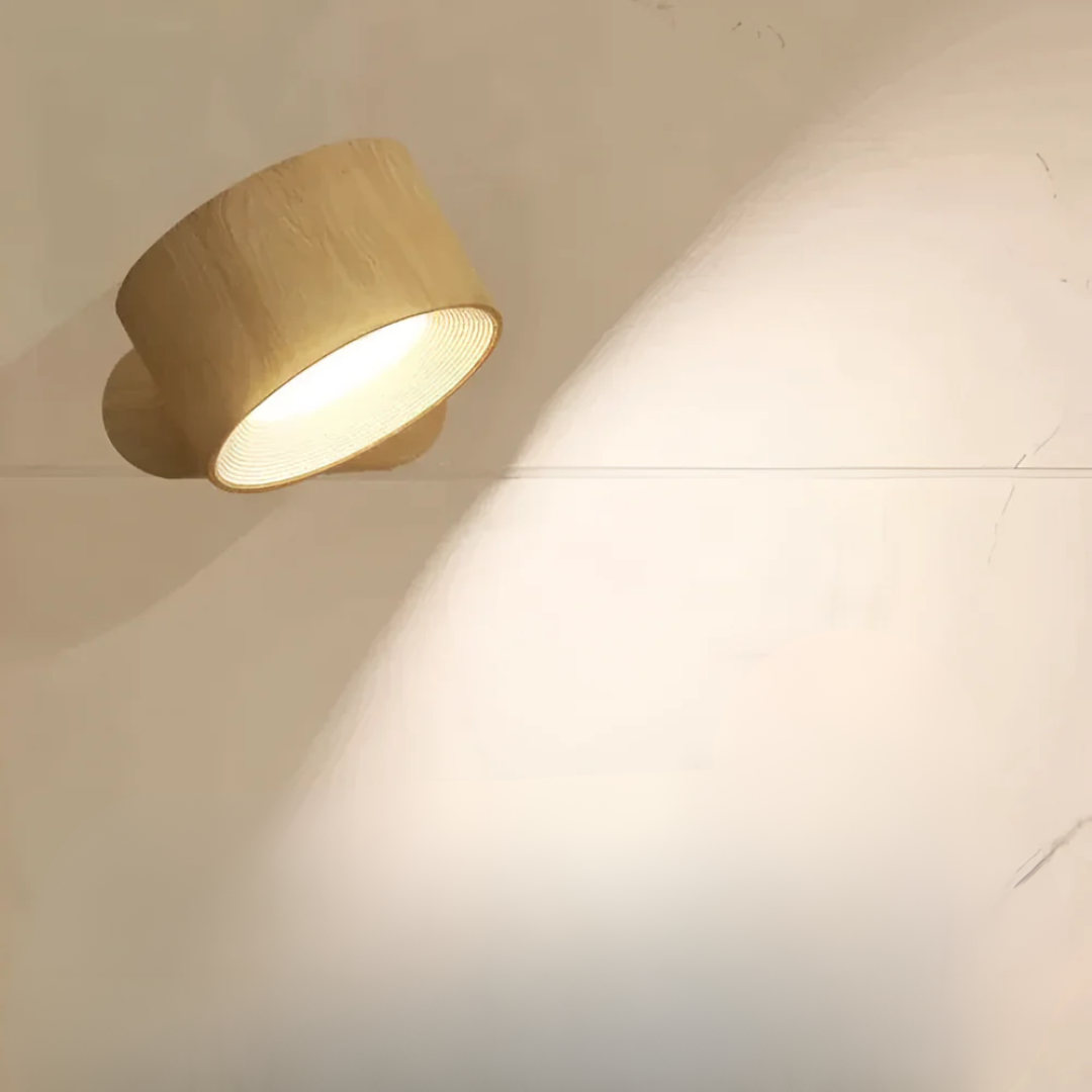 Modern Houtnerf LED Wandlamp 1-Licht