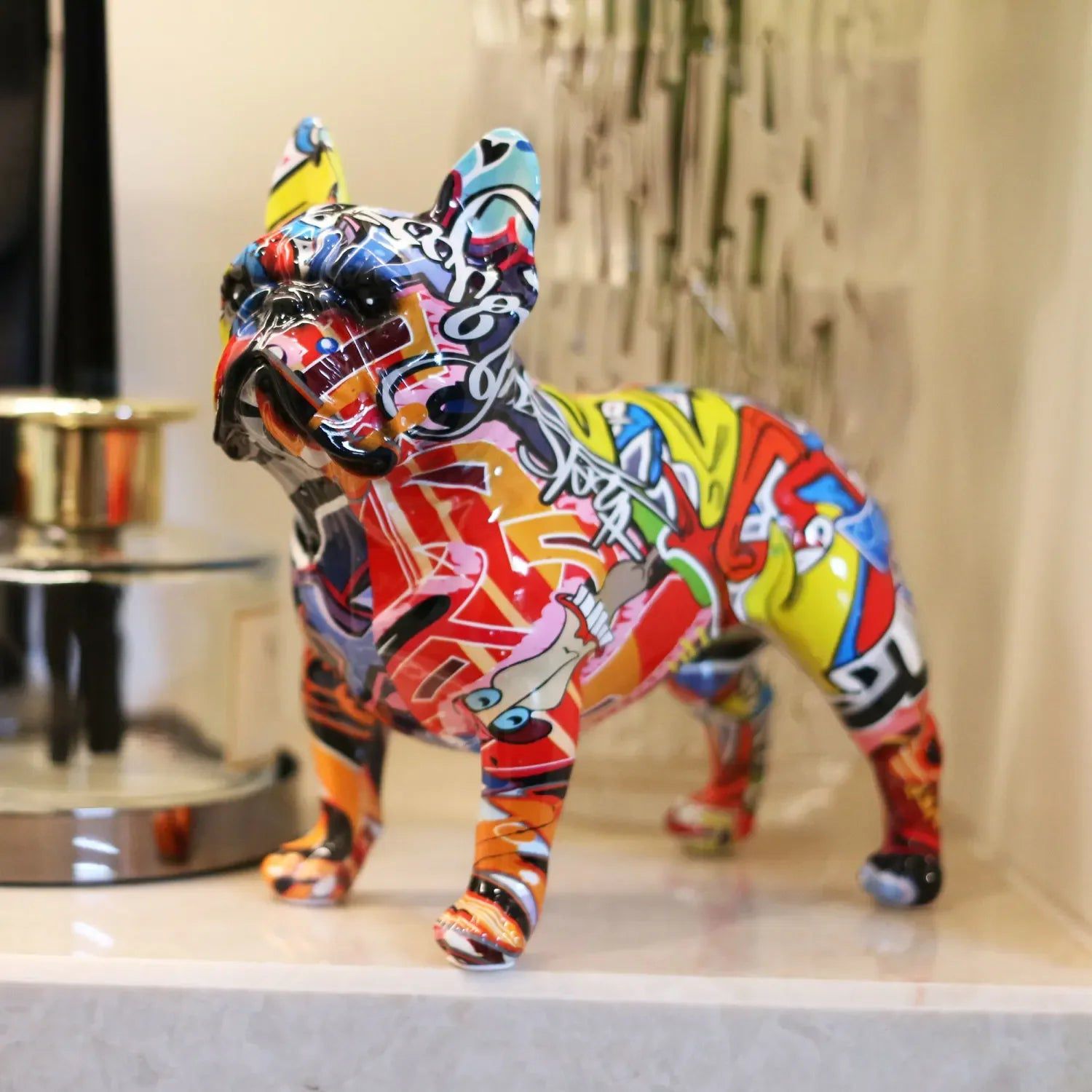 Dog Statue Decor | Artistic Home Accent