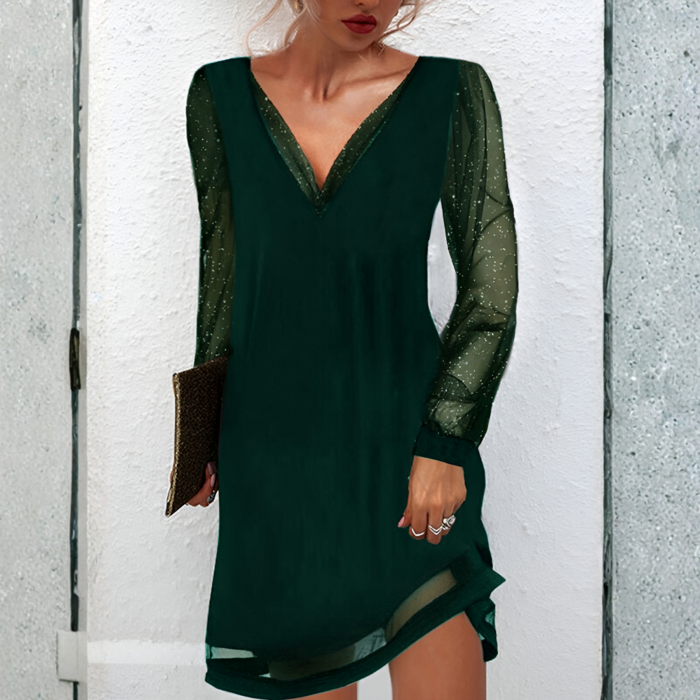 Abito elegante senza tempo in materiale premium sostenibile