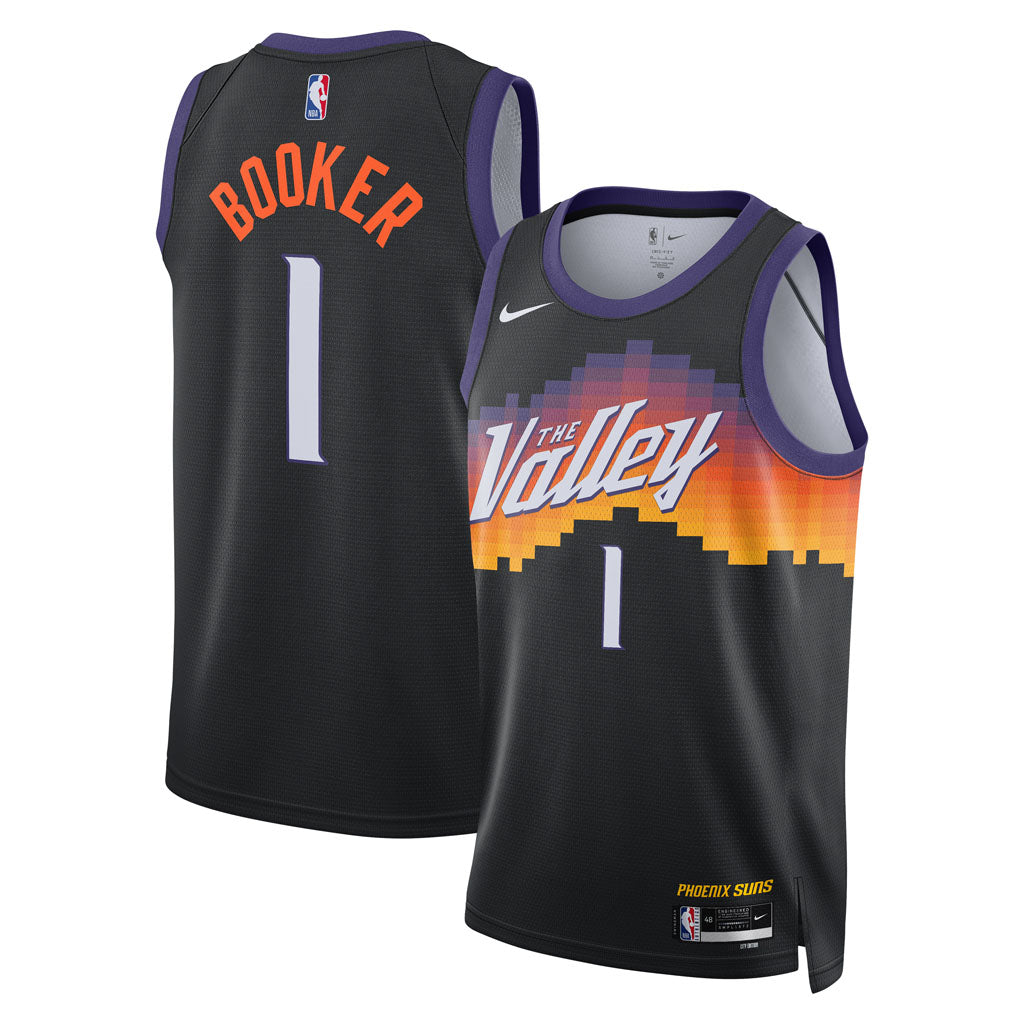 NBA Phoenix Suns Maglia Swingman Edizione Città 2025-26 Devin Booker Nike - Nera