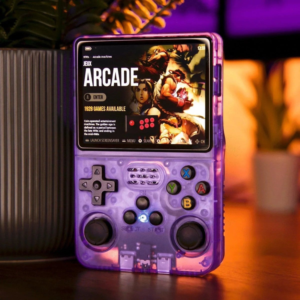 Consola de Juegos Portátil con 20,000 Clásicos Preinstalados, Pantalla IPS de 3.5", Almacenamiento de 64GB/128GB – Consola Compacta para Juegos Nostálgicos