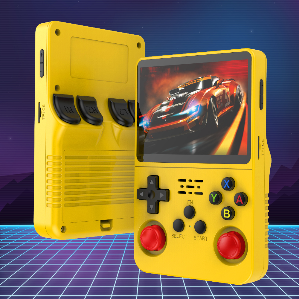Consola de Juegos Portátil con 20,000 Clásicos Preinstalados, Pantalla IPS de 3.5", Almacenamiento de 64GB/128GB – Consola Compacta para Juegos Nostálgicos
