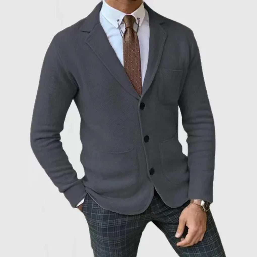 Blazer da uomo lavorato a maglia – Stile raffinato