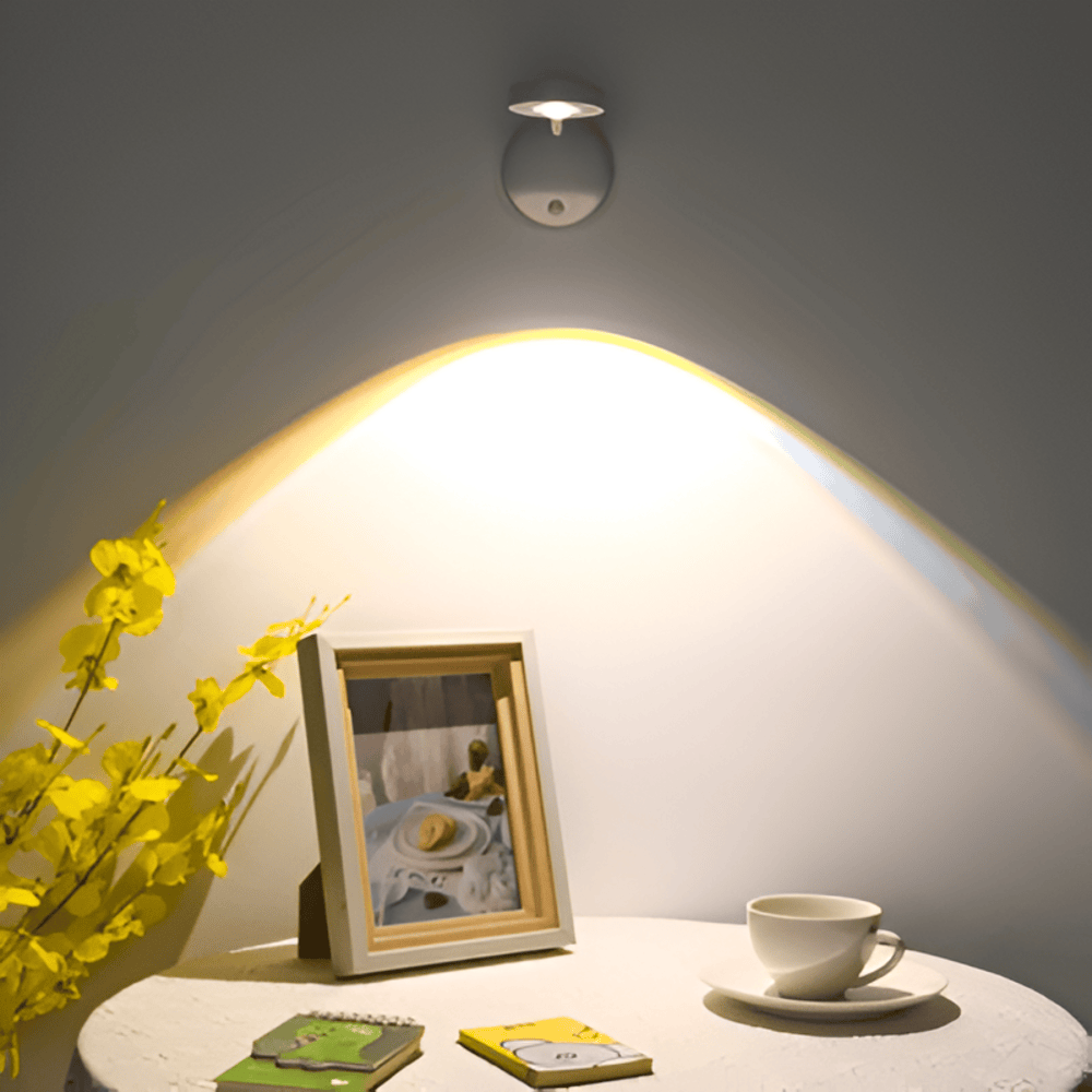 Lampada da parete wireless LED minimalista moderna con sensore di movimento 1 luce
