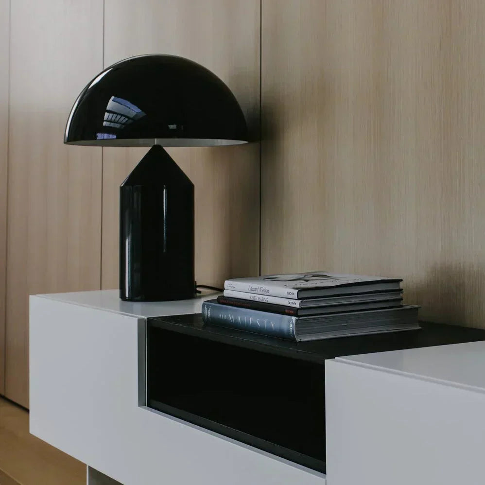 Nordic Brass Dome LED Table Lamp 3-Light