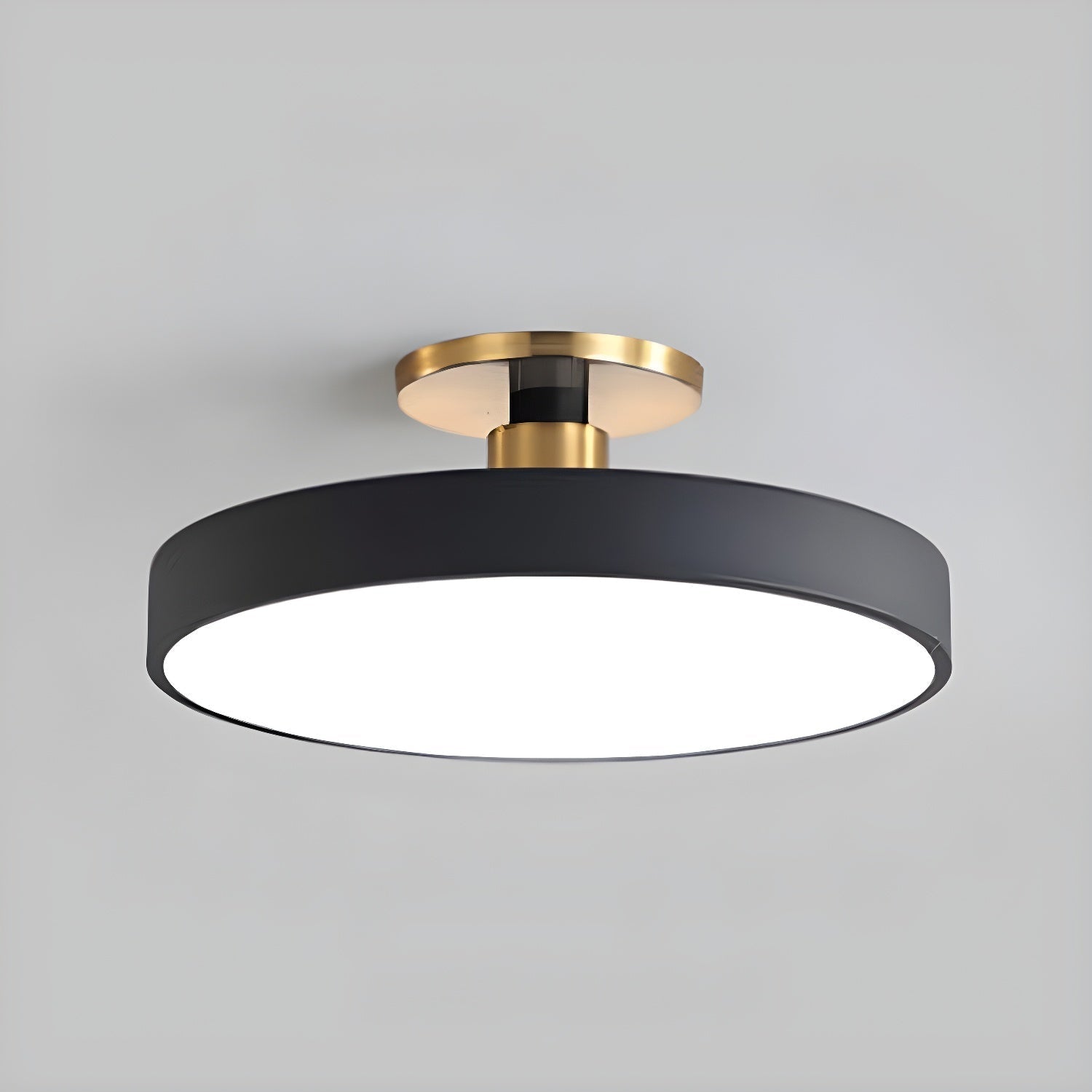 Lampada da soffitto moderna rotonda LED a incasso a 1 luce