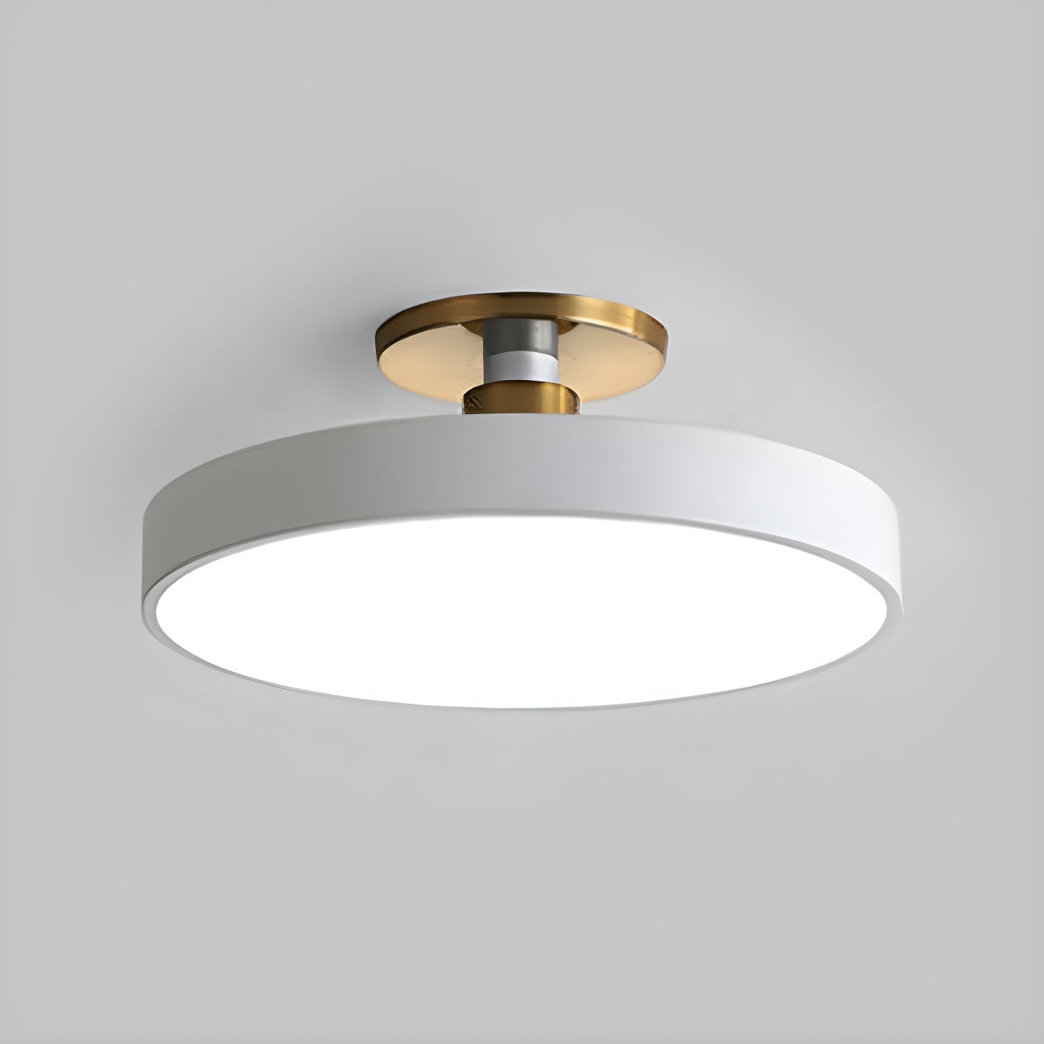 Lampada da soffitto moderna rotonda LED a incasso a 1 luce