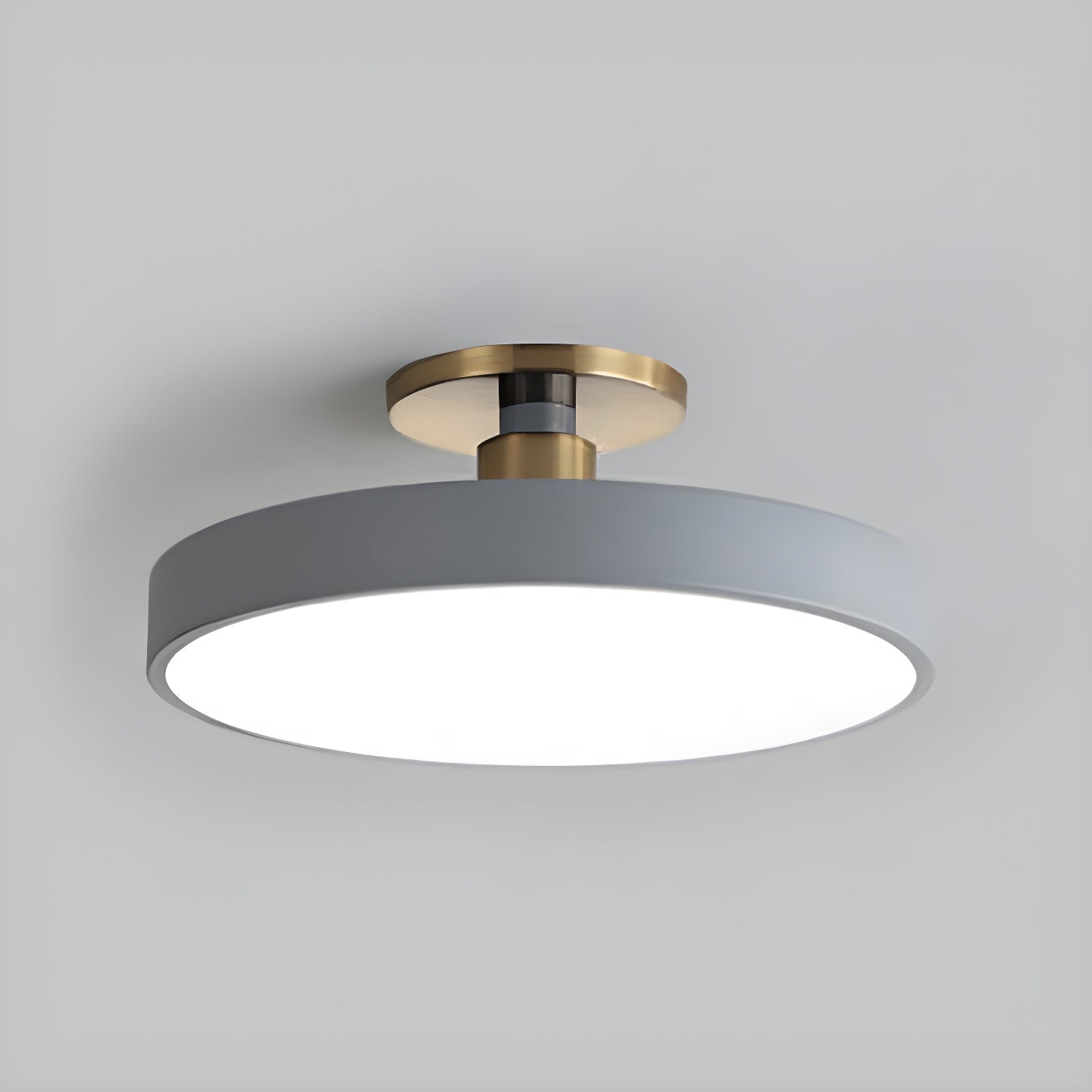 Lampada da soffitto moderna rotonda LED a incasso a 1 luce