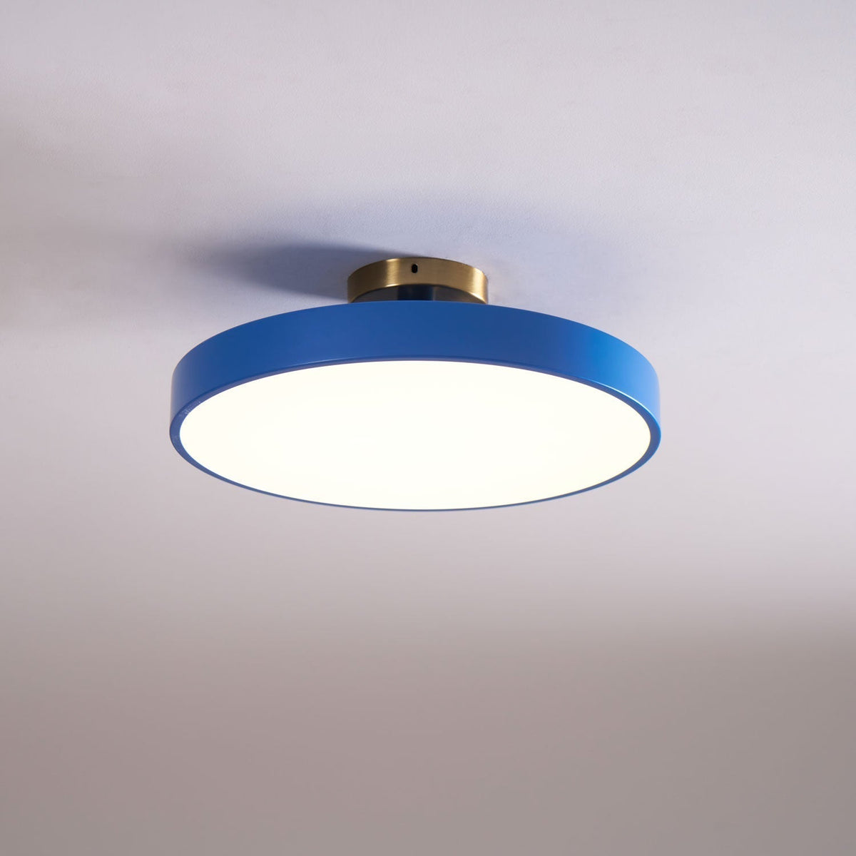Lámpara de techo moderna redonda LED empotrada 1 luz