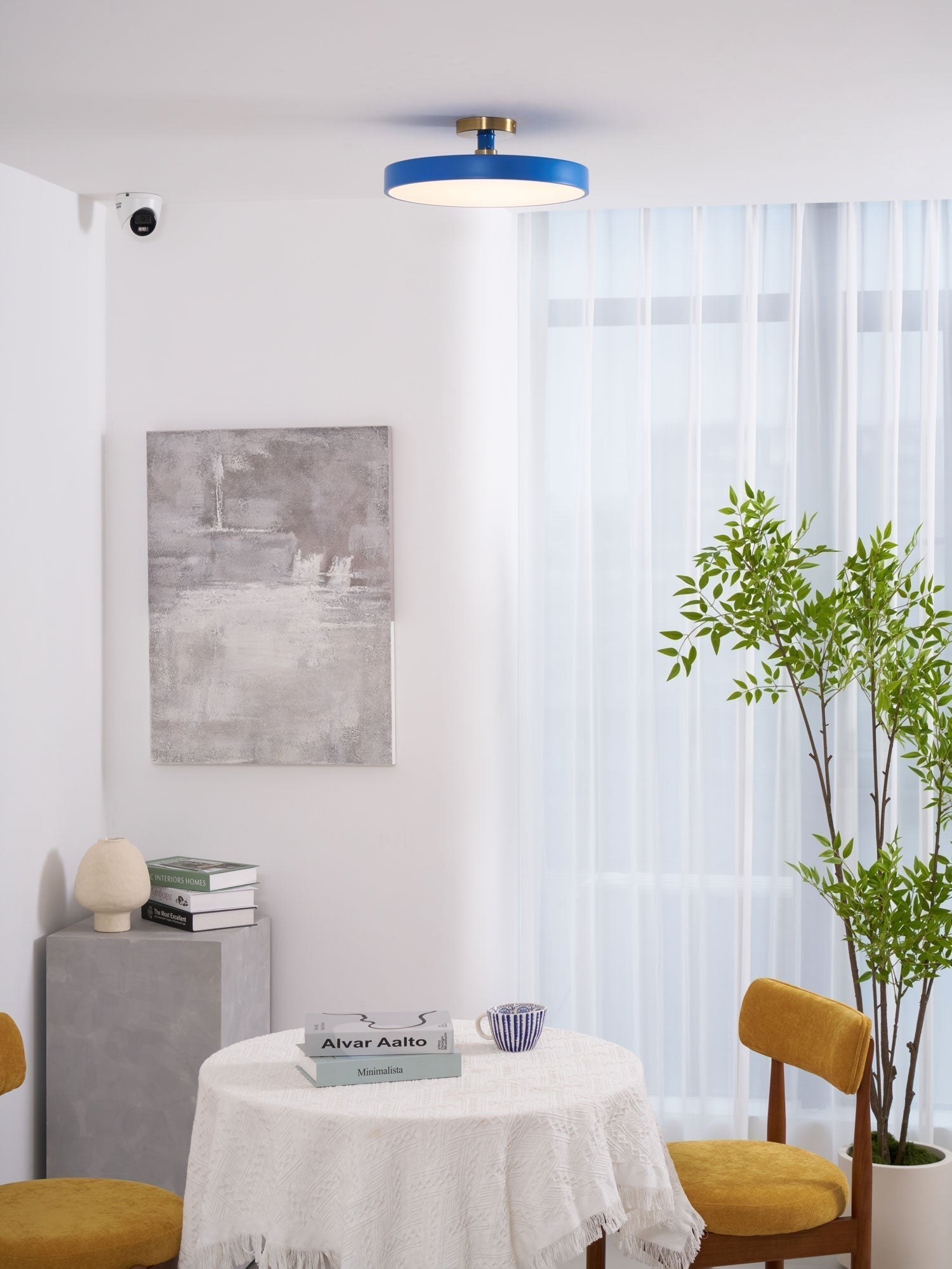 Lampada da soffitto moderna rotonda LED a incasso a 1 luce
