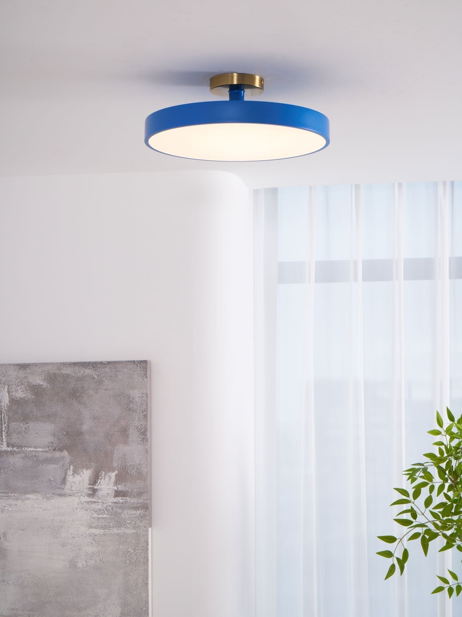 Lampada da soffitto moderna rotonda LED a incasso a 1 luce