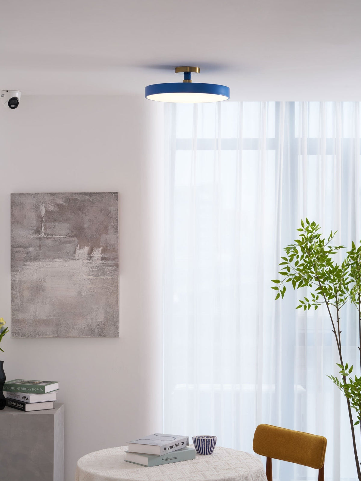 Lámpara de techo moderna redonda LED empotrada 1 luz