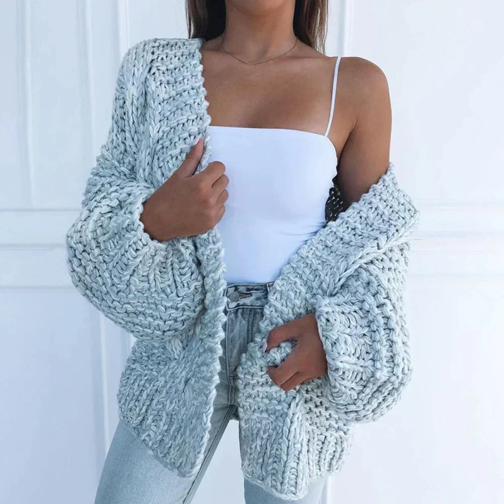 Puili | Grob gestrickter Cardigan