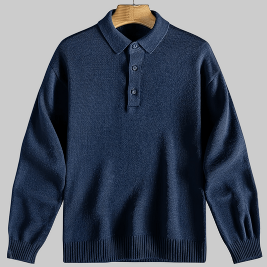 Herren-Poloshirt-Pullover
