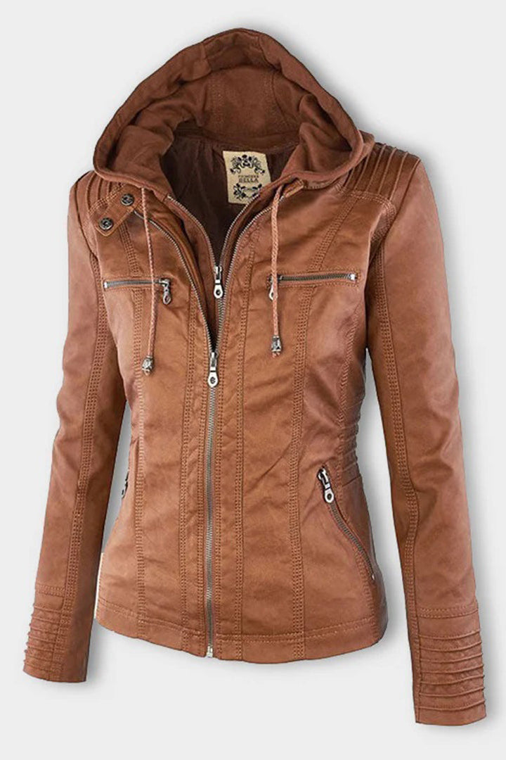 WOMEN’S COAT | SLEEK ZIP WINTER STYLE