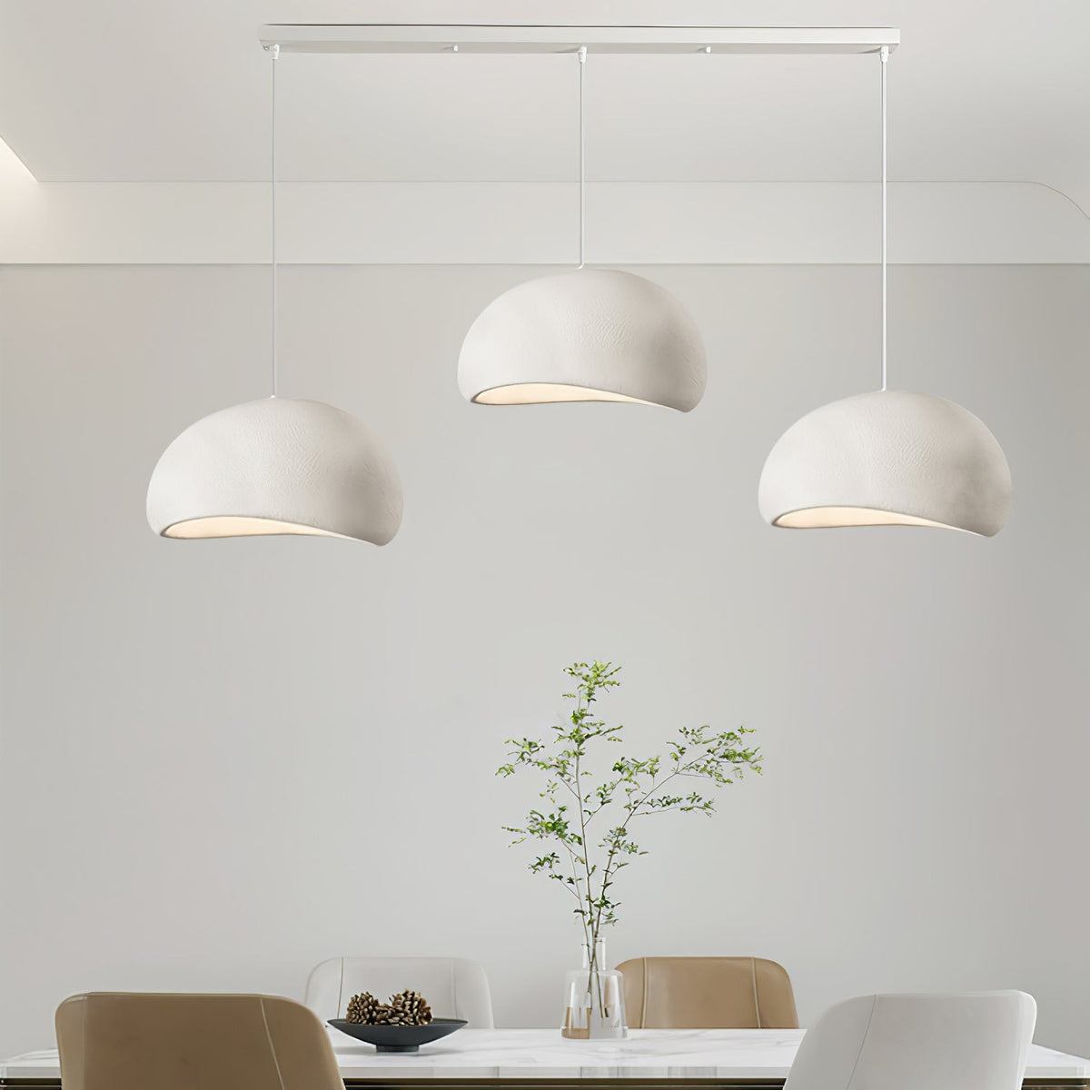 Lampadario moderno minimalista a cupola con LED a 1 luce