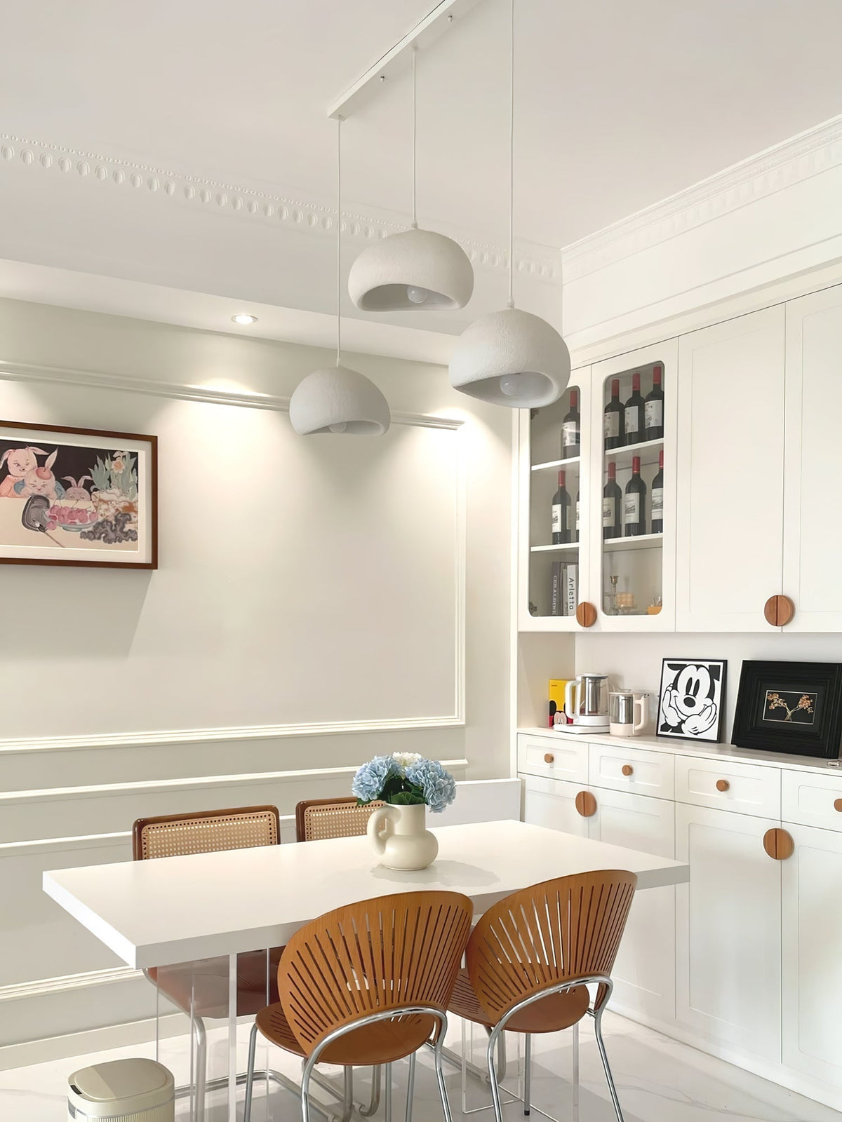 Lampadario moderno minimalista a cupola con LED a 1 luce
