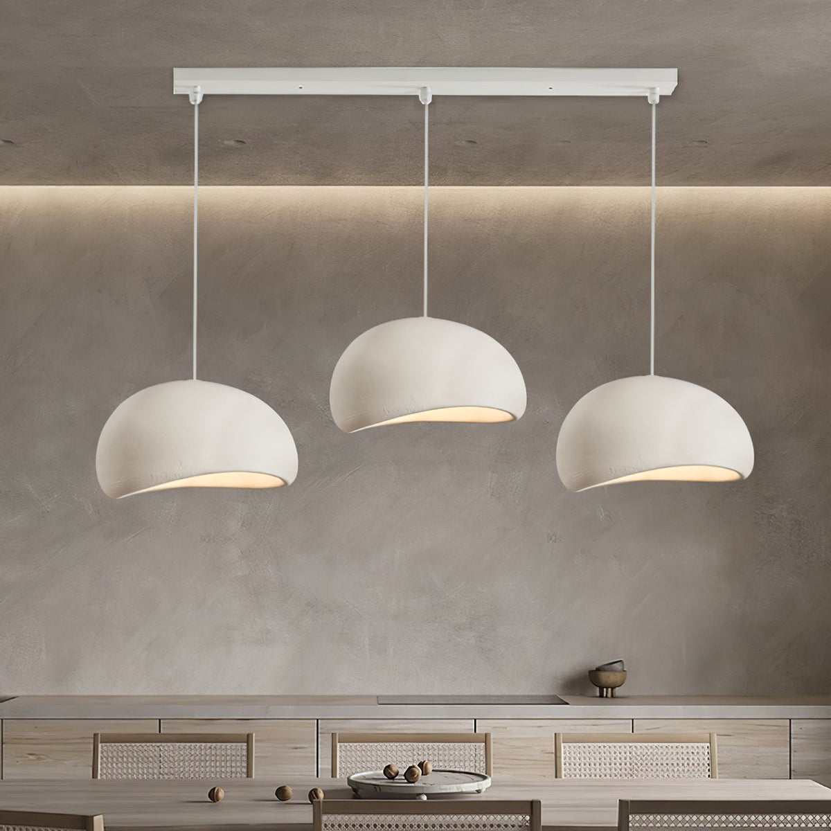 Lampadario moderno minimalista a cupola con LED a 1 luce