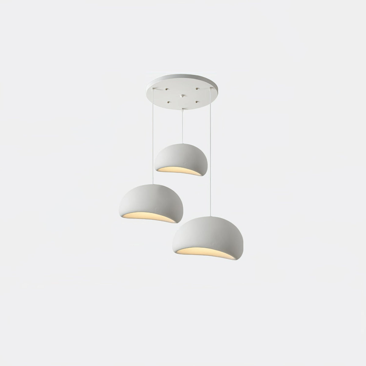 Lampadario moderno minimalista a cupola con LED a 1 luce
