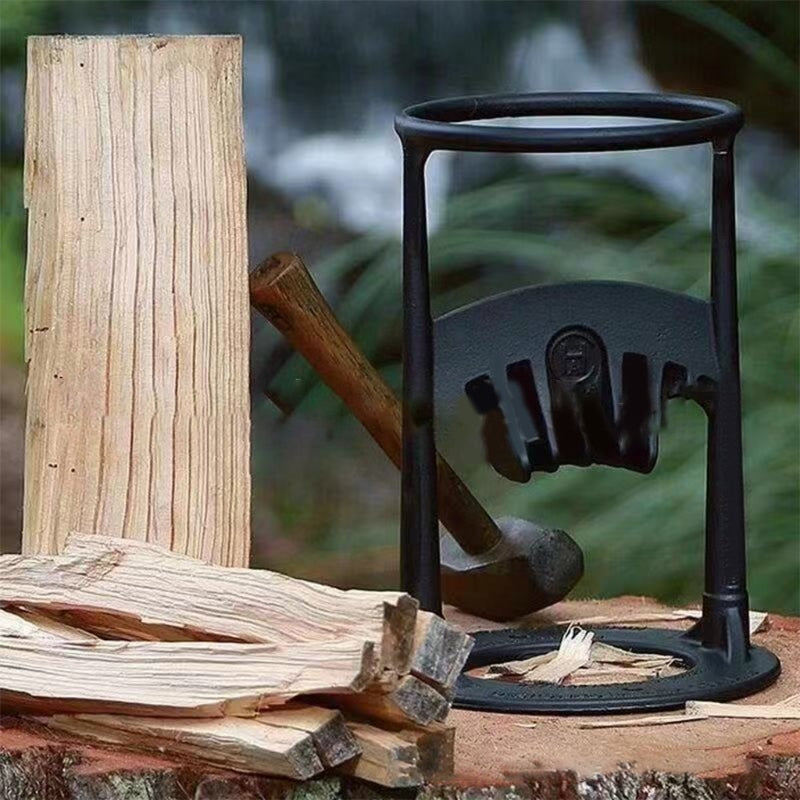 Robuster Anzündholzspalter – Manueller Holzscheitspalter für Sicheres und Einfaches Holzspalten