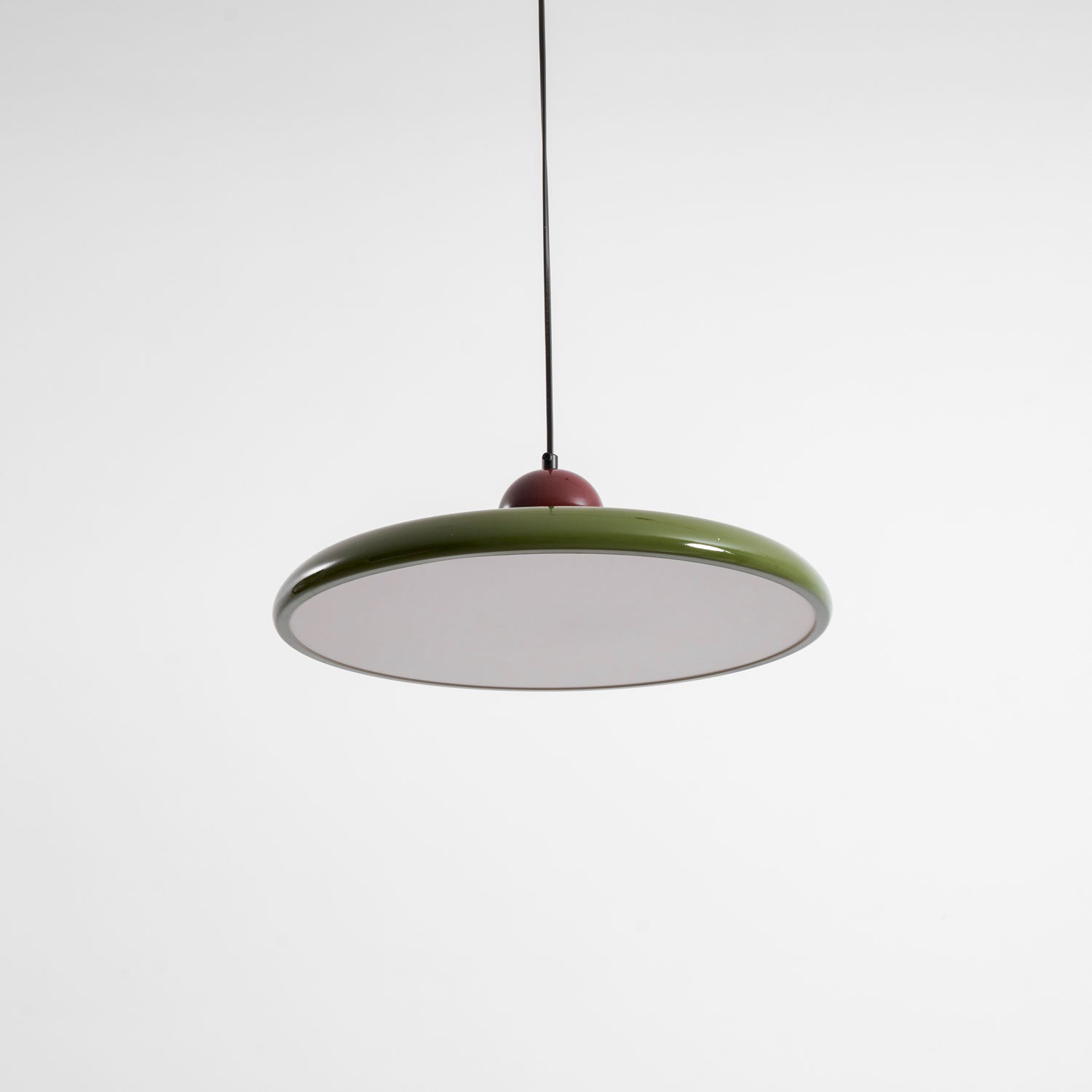Lampadario moderno a disco LED a spina a 1 luce