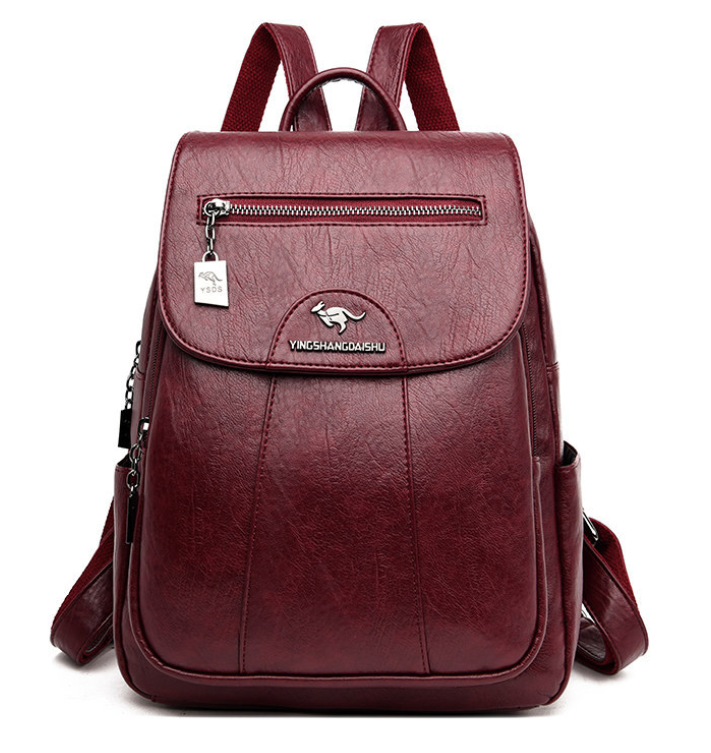 Mochila de Cuero de Alta Calidad Aurelia para Uso Diario en Mujeres