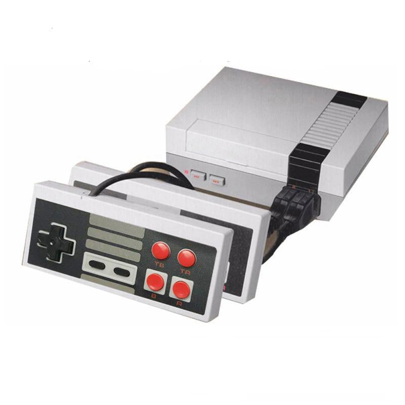 Retro mini TV-spilkonsol med indbyggede 620/600/500 klassiske spil + dobbelt gamepad kontrol HDMI/AV 8-bit retro videospilkonsol