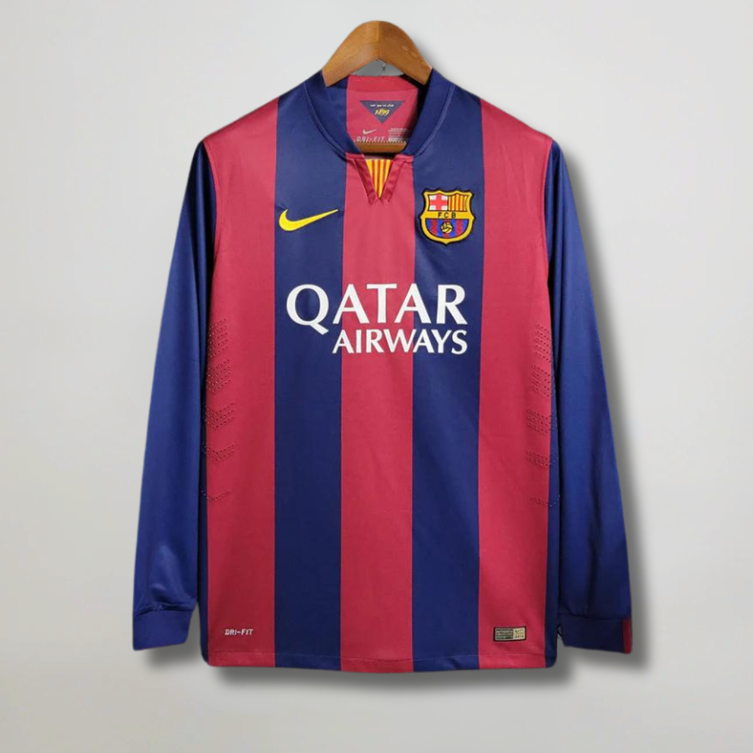 Messi Barcelona Home Long Sleeve 2014/15 Jersey