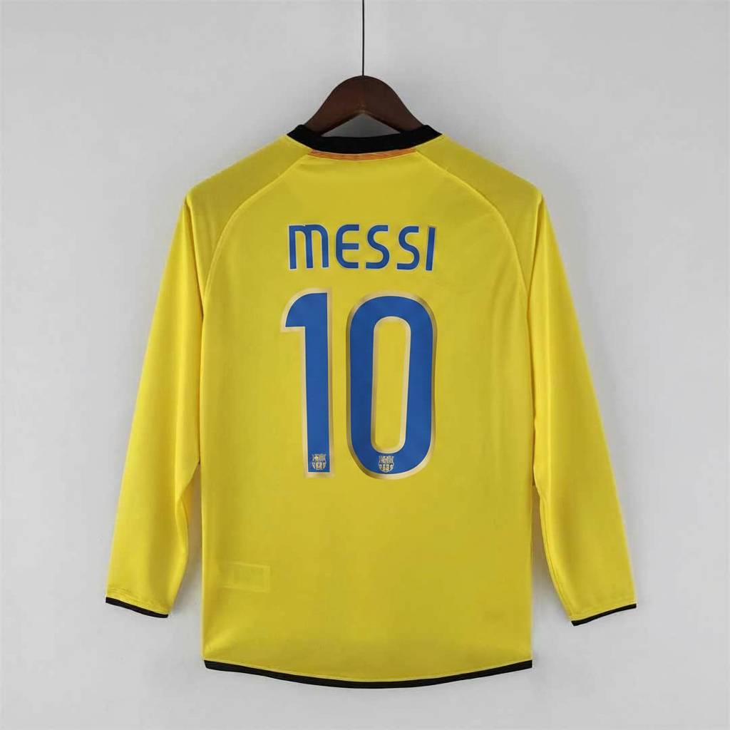 Messi Barcelona Away Long Sleeve 2008/09 Jersey