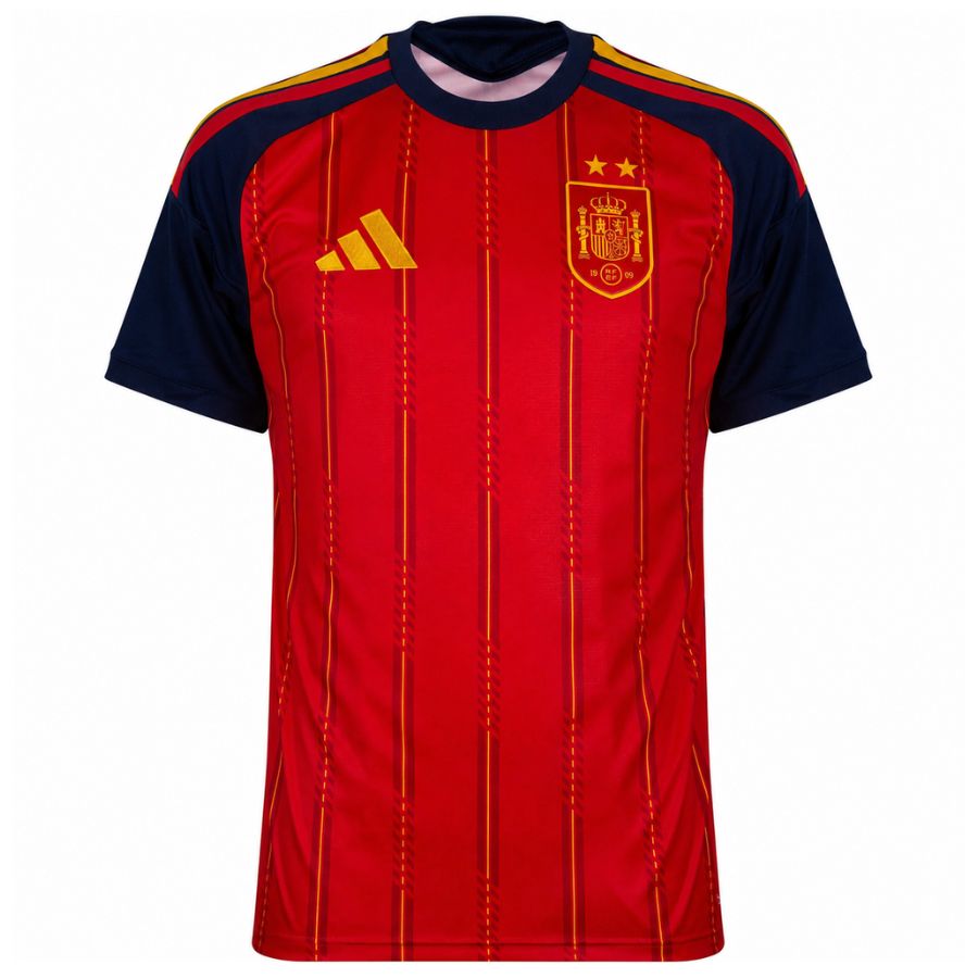 Camiseta de local con dos estrellas de España